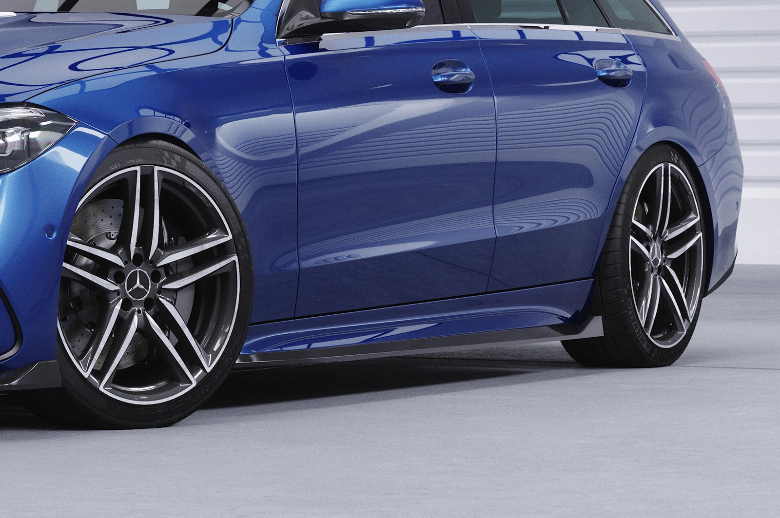 CSR Seitenschweller mit ABE für Mercedes Benz C-Klasse W206 / S206 SS554-L Lackierung erforderlich