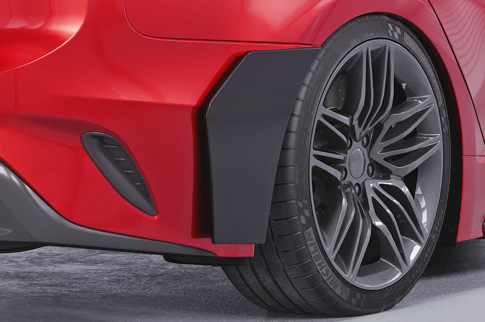 CSR Side Blades / Side Spats mit ABE für Kia Stinger BL007