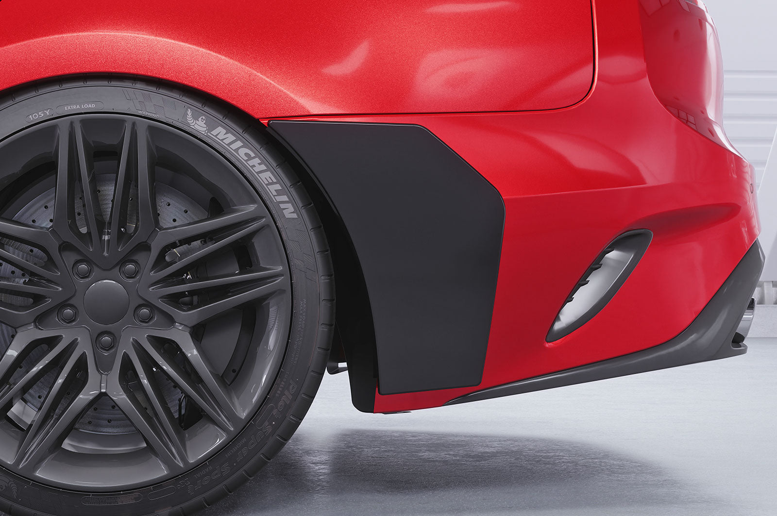 CSR Side Blades / Side Spats mit ABE für Kia Stinger BL007
