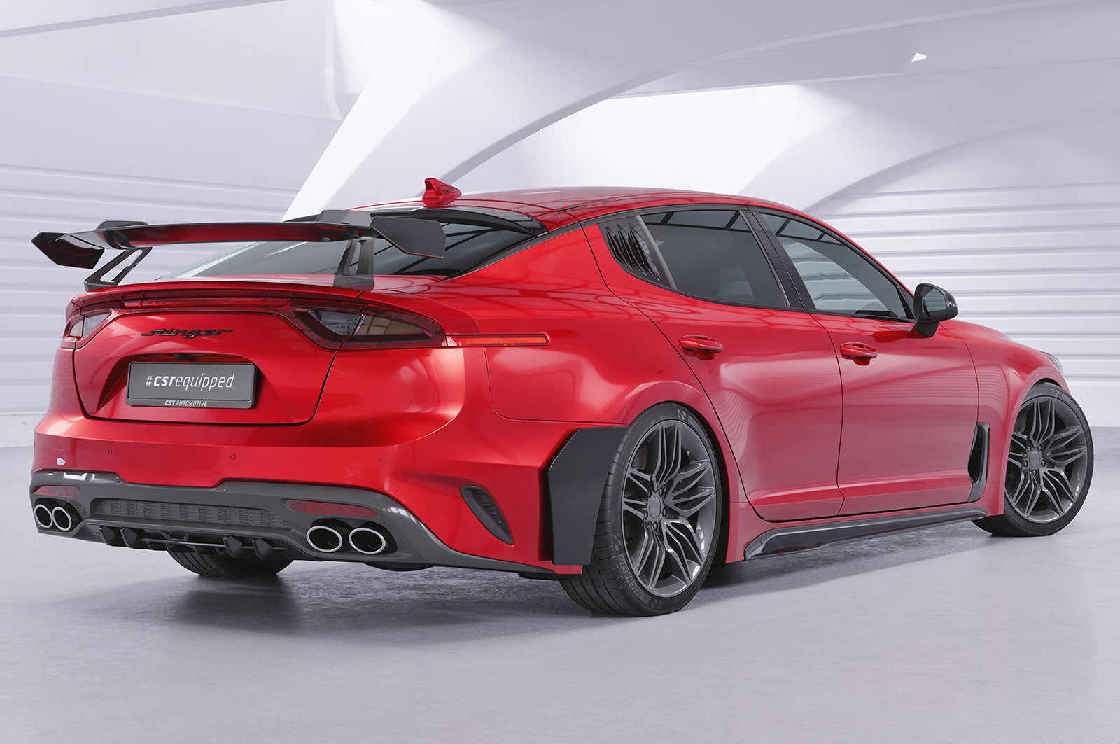 CSR Side Blades / Side Spats mit ABE für Kia Stinger BL007