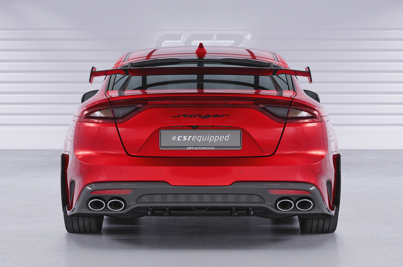 CSR Side Blades / Side Spats mit ABE für Kia Stinger BL007