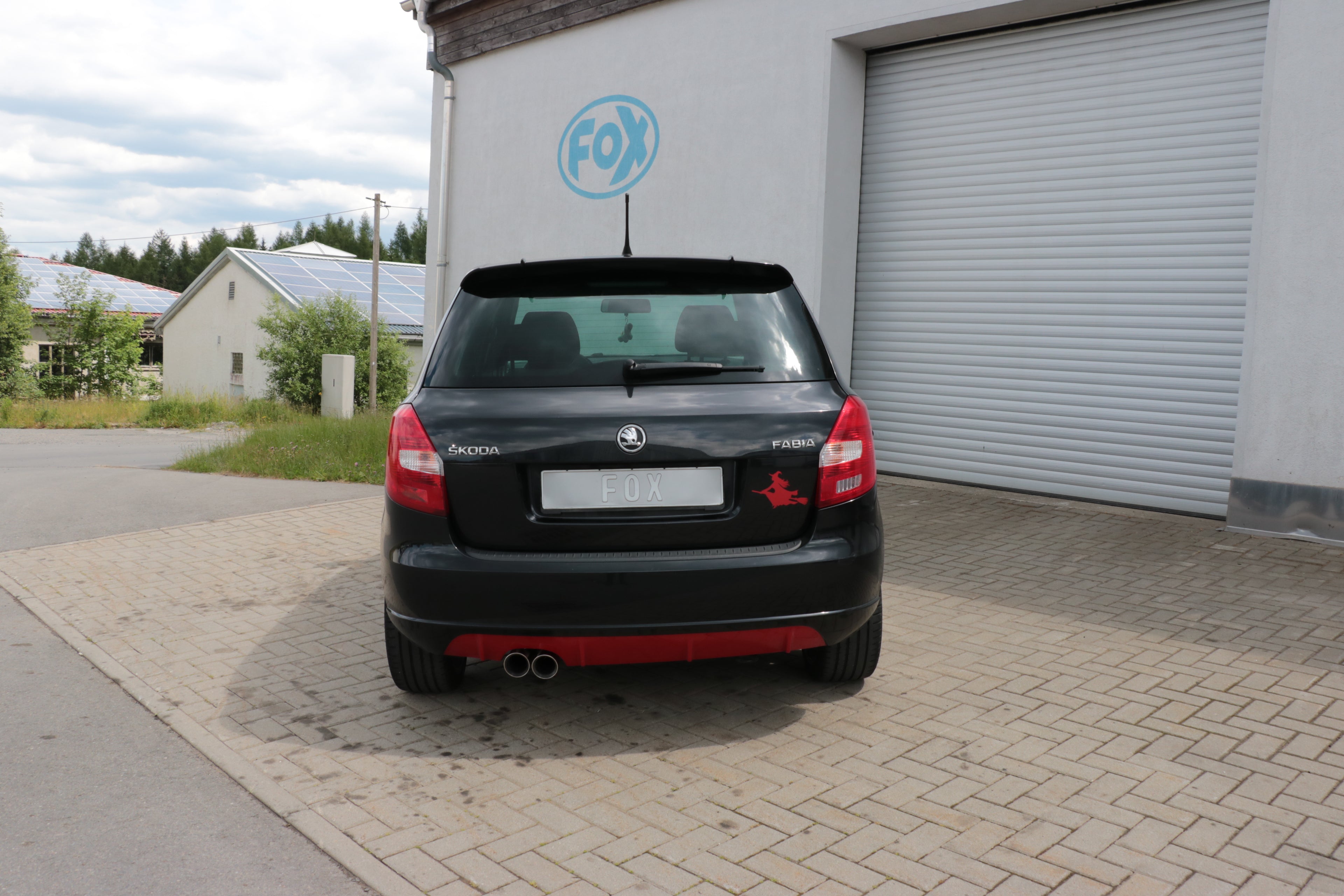 Fox passend fürSkoda Fabia  Limousine Endschalldämpfer - 2x76 Typ 25