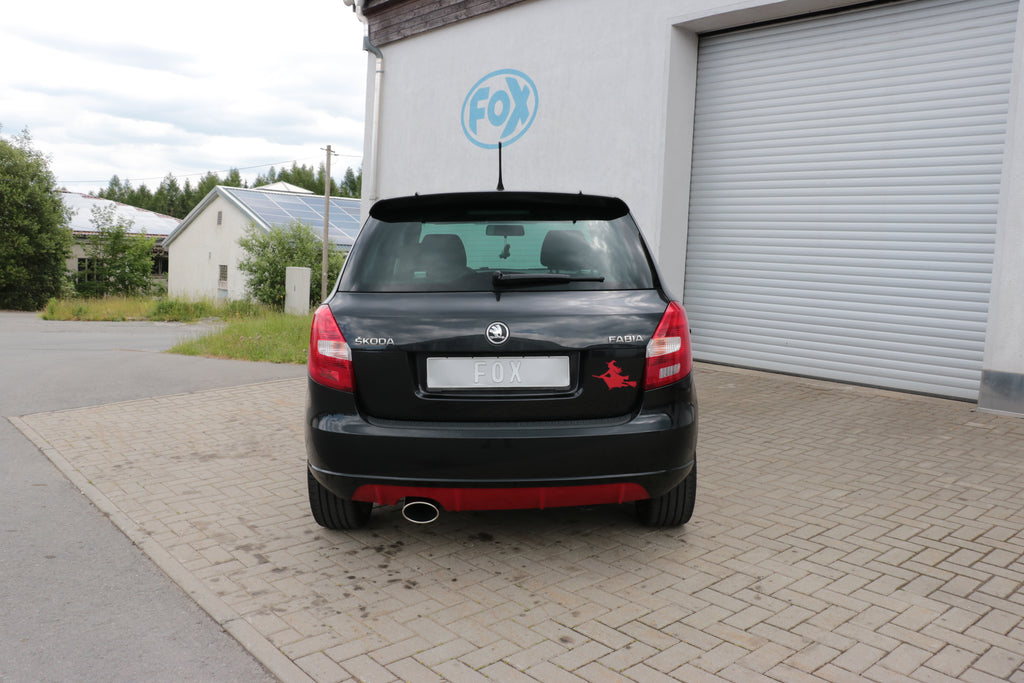 Fox passend für Skoda Fabia  Limousine Endschalldämpfer - 140x90 Typ 44