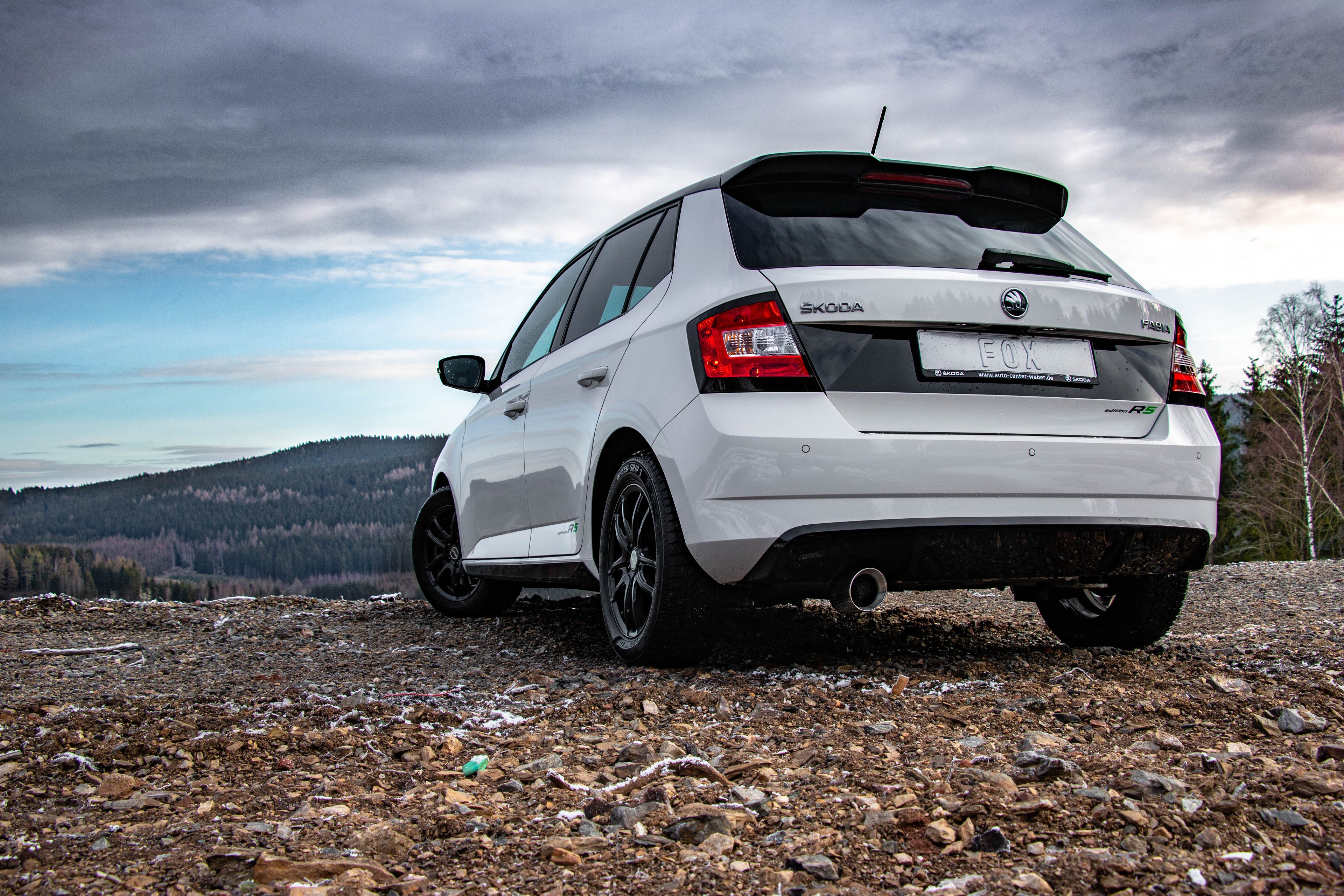 Fox passend fürSkoda Fabia NJ R5 Edition Endschalldämpfer - 1x100 Typ 25