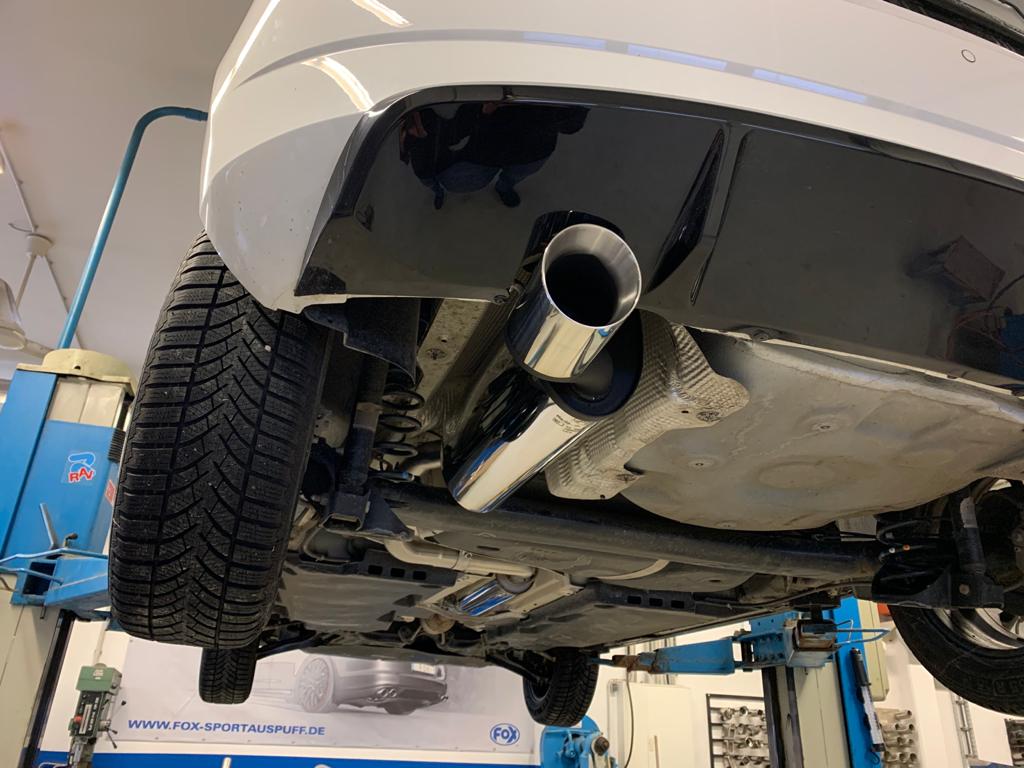 Fox passend fürSkoda Fabia NJ R5 Edition Endschalldämpfer - 1x100 Typ 25