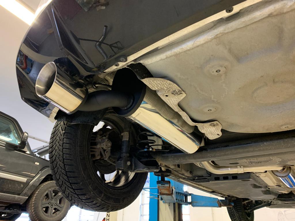 Fox passend fürSkoda Fabia NJ R5 Edition Endschalldämpfer - 1x100 Typ 25