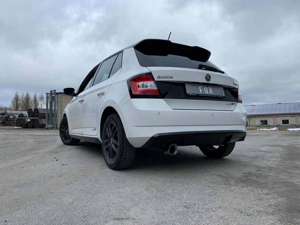 Fox passend fürSkoda Fabia NJ R5 Edition Endschalldämpfer - 1x100 Typ 25
