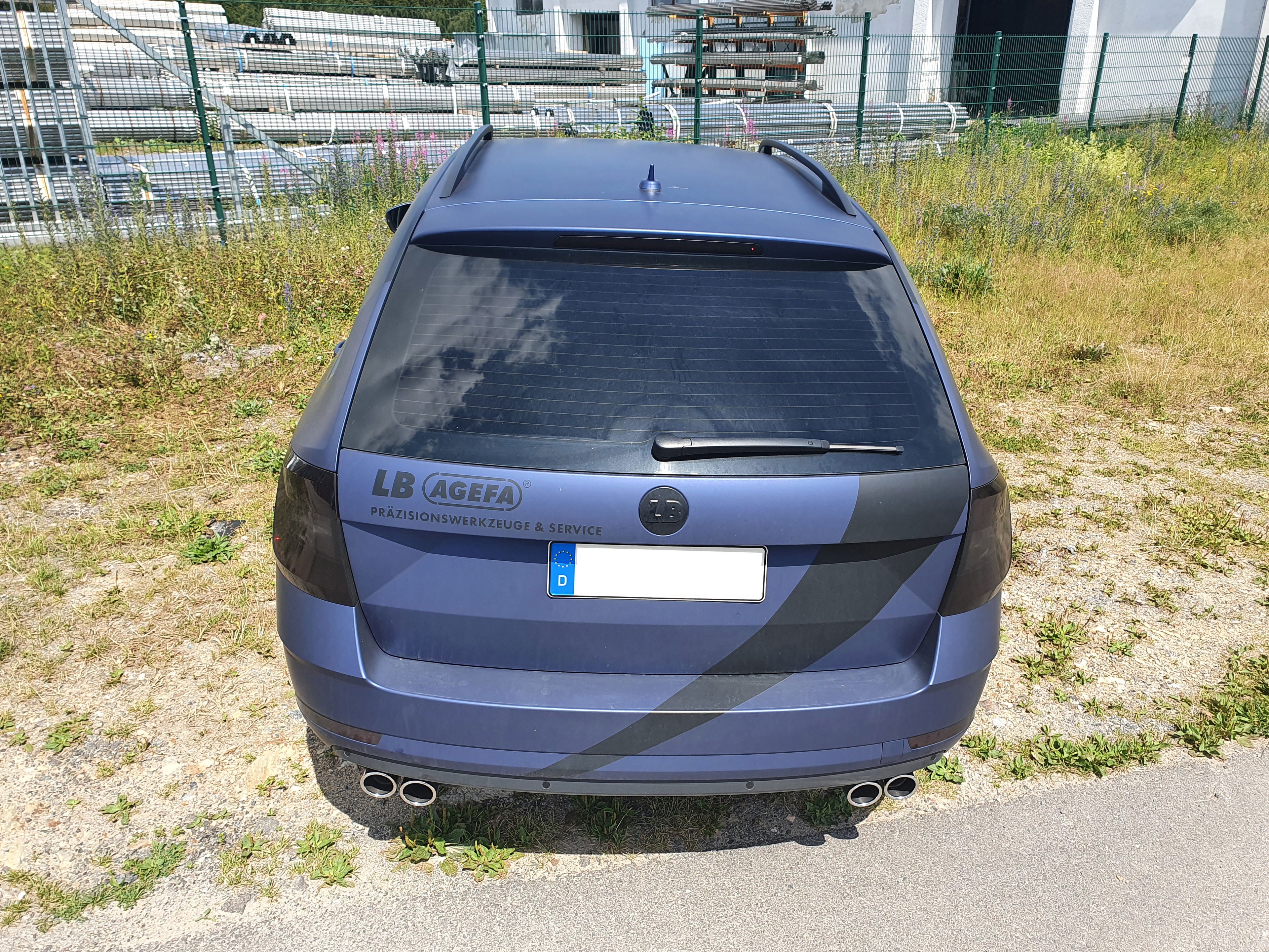 Fox passend fürSkoda Octavia 5E 4x4 - 2,0l 140kW Endschalldämpfer rechts/links - 2x76 Typ 16 rechts/links