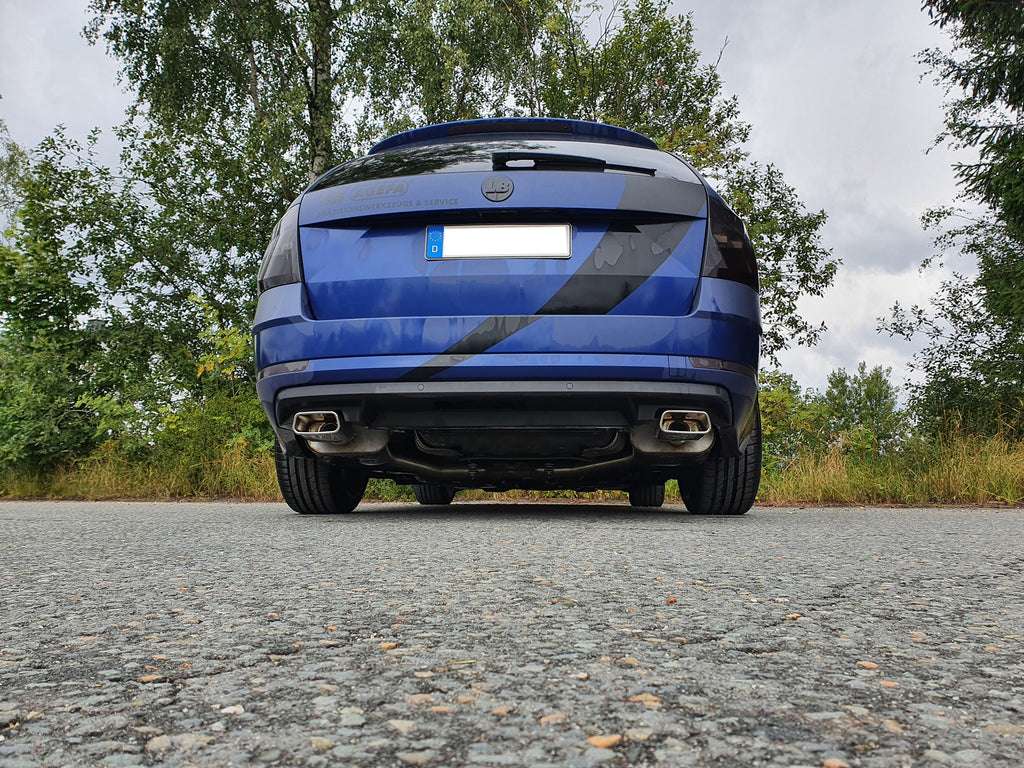 Fox passend fürSkoda Octavia 5E 4x4 - 2,0l 140kW Endschalldämpfer rechts/links - 2x76 Typ 16 rechts/links
