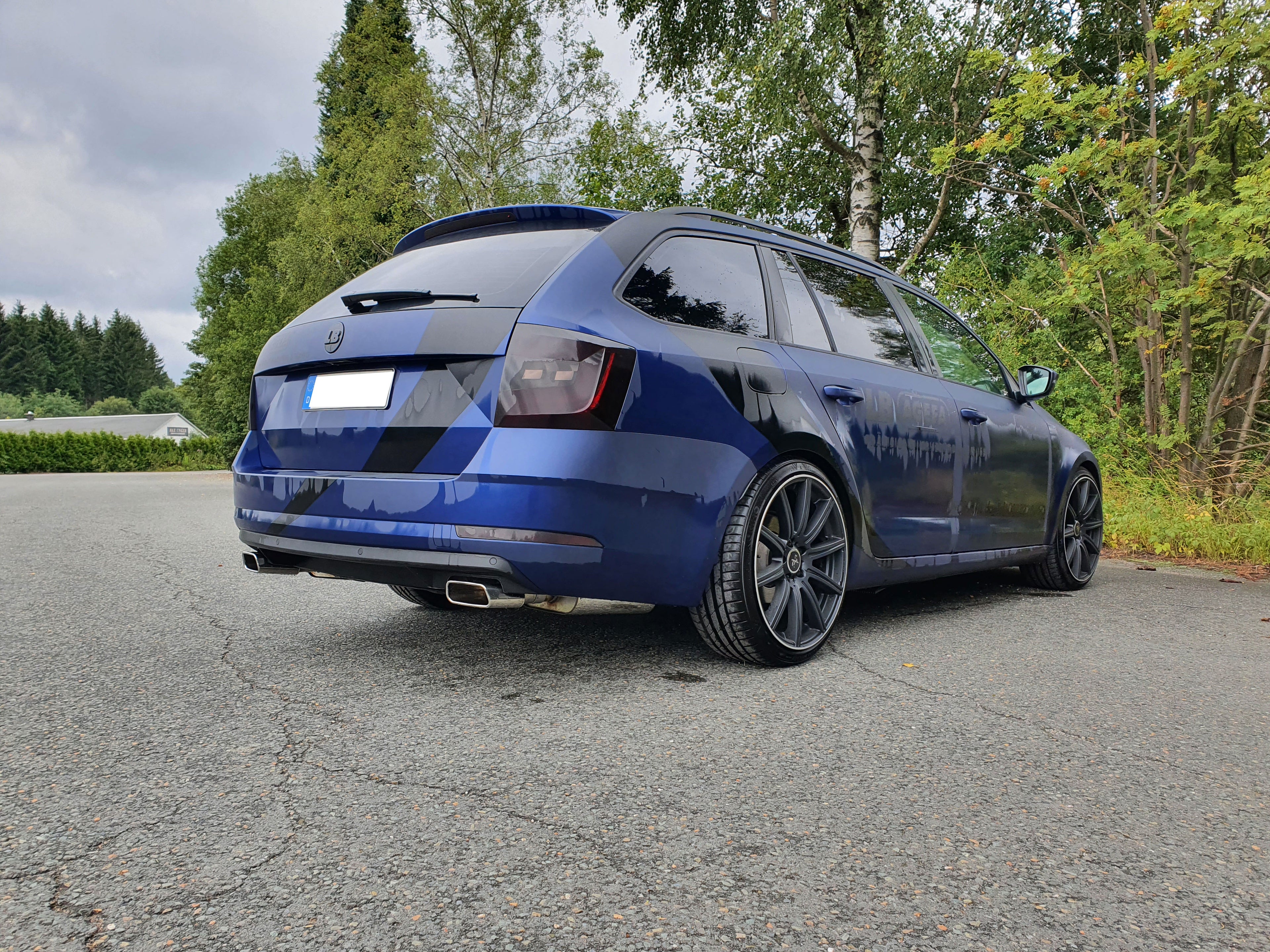 Fox passend fürSkoda Octavia 5E 4x4 - 2,0l 140kW Endschalldämpfer rechts/links - 145x65 Typ 59 rechts/links
