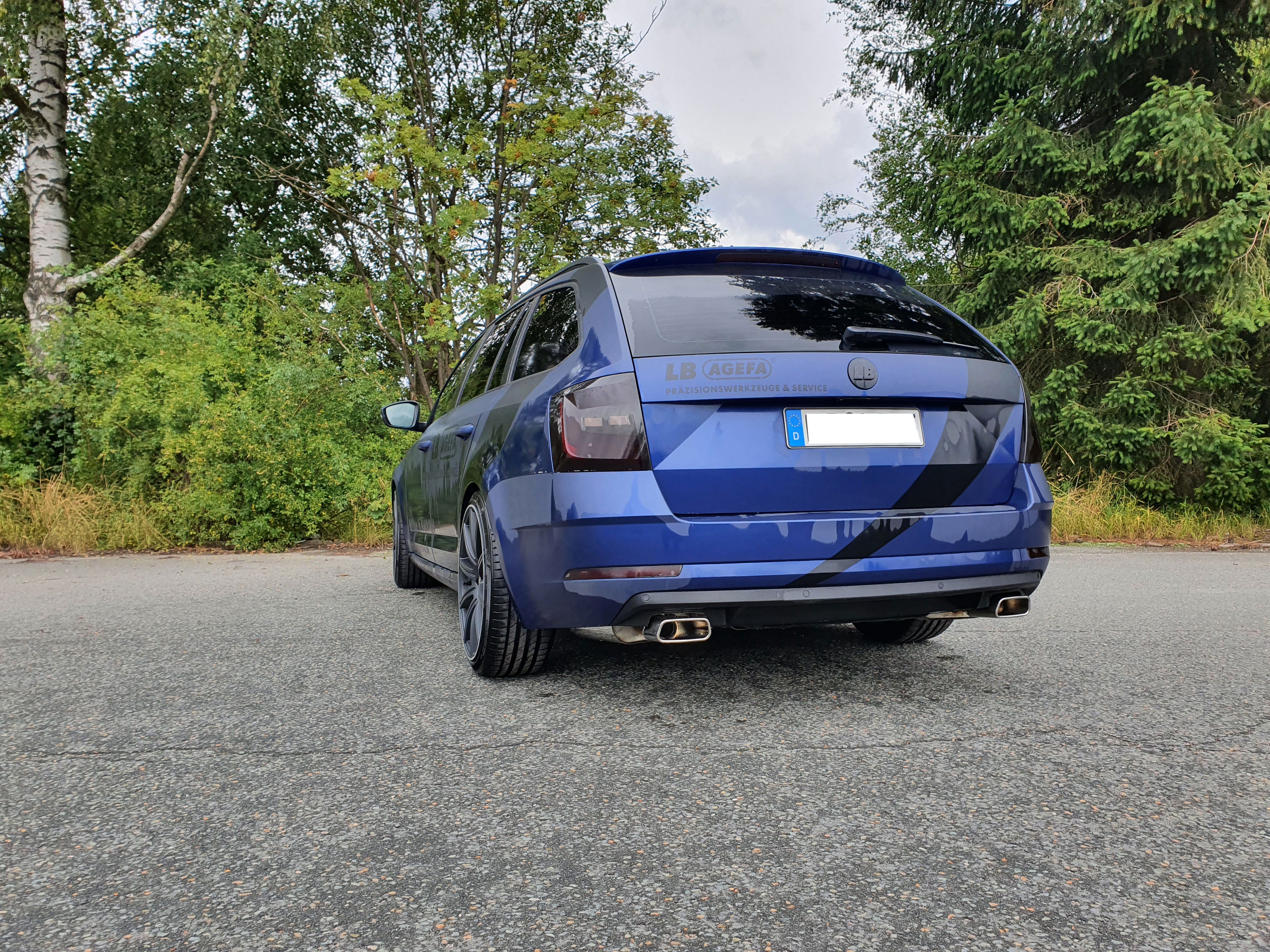 Fox passend fürSkoda Octavia 5E 4x4 - 2,0l 140kW Endschalldämpfer rechts/links - 145x65 Typ 59 rechts/links