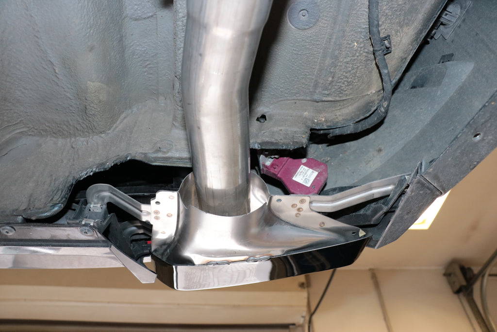Fox passend fürSkoda Octavia NX RS iV Endschalldämpfer Ausgang rechts/links - Austritt in den originalen Endrohr mit der Teilenummer 5E3 253 681 B