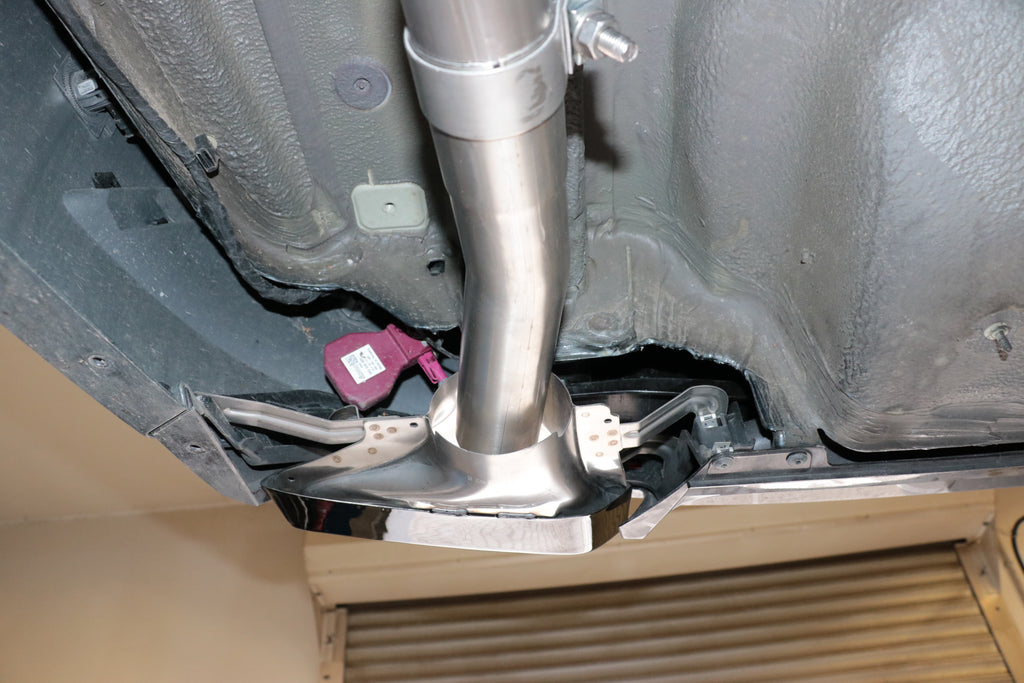Fox passend fürSkoda Octavia NX RS iV Endschalldämpfer Ausgang rechts/links - Austritt in den originalen Endrohr mit der Teilenummer 5E3 253 681 B
