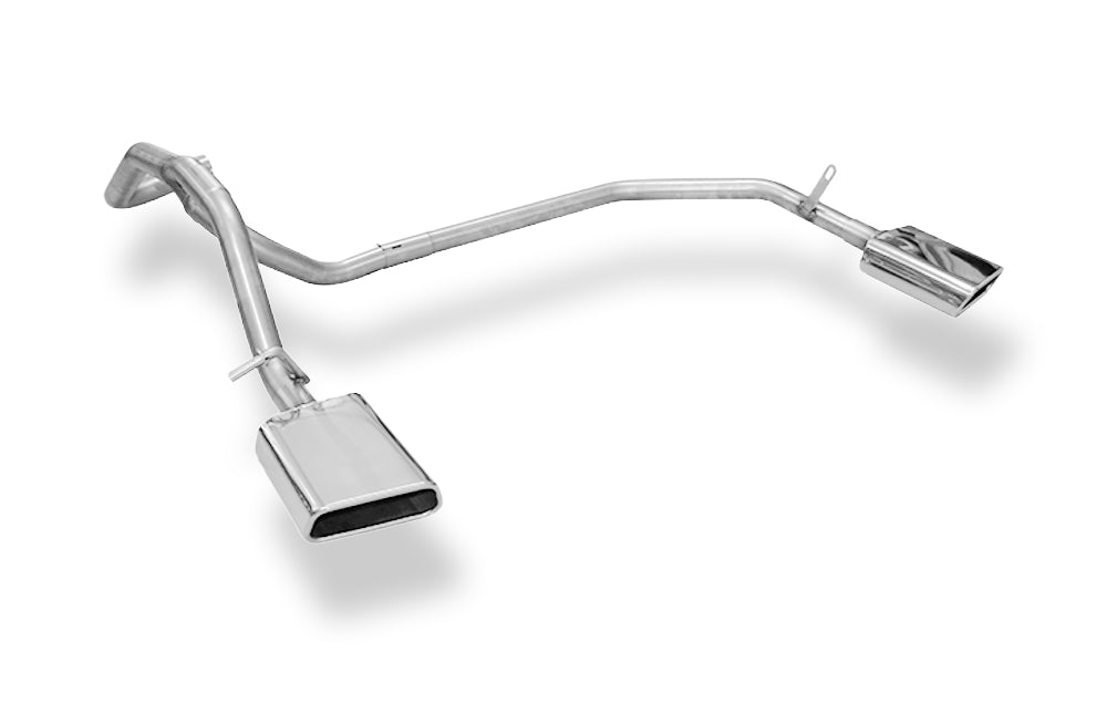 Fox passend fürSeat Mii/ Skoda Citigo/ VW UP Endrohrsystem rechts/links passend auf originalen oder FOX-Endschalldämpfer - 145x65 Typ 59 rechts/links