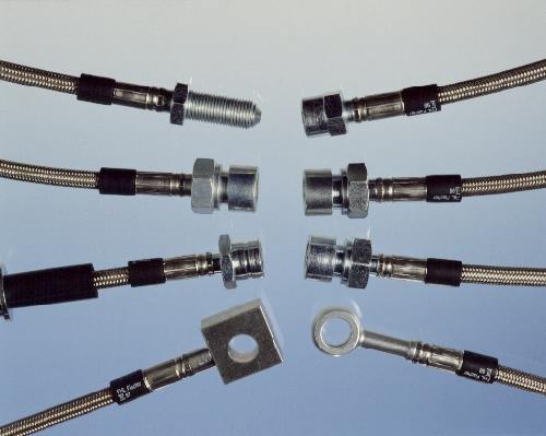 Fischer Stahlflex Bremsleitungen für PEUGEOT 406