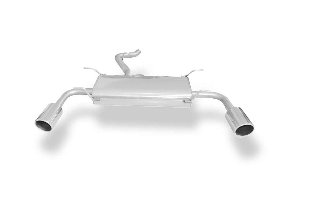 Fox passend für Subaru Impreza GT7 AWD Endschalldämpfer quer Ausgang rechts/links - 1x100 Typ 16 rechts/links