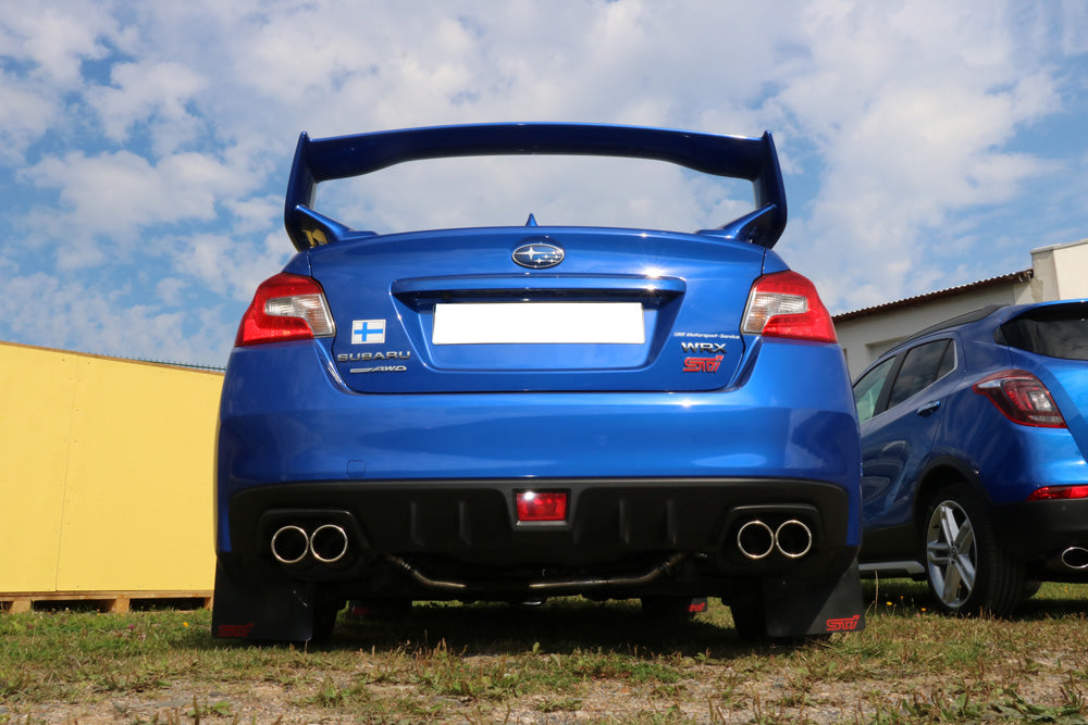 Fox passend fürSubaru WRX - V1 - Stufenheck Endschalldämpfer rechts/links zweiflutig - 2x90 Typ 12 rechts/links