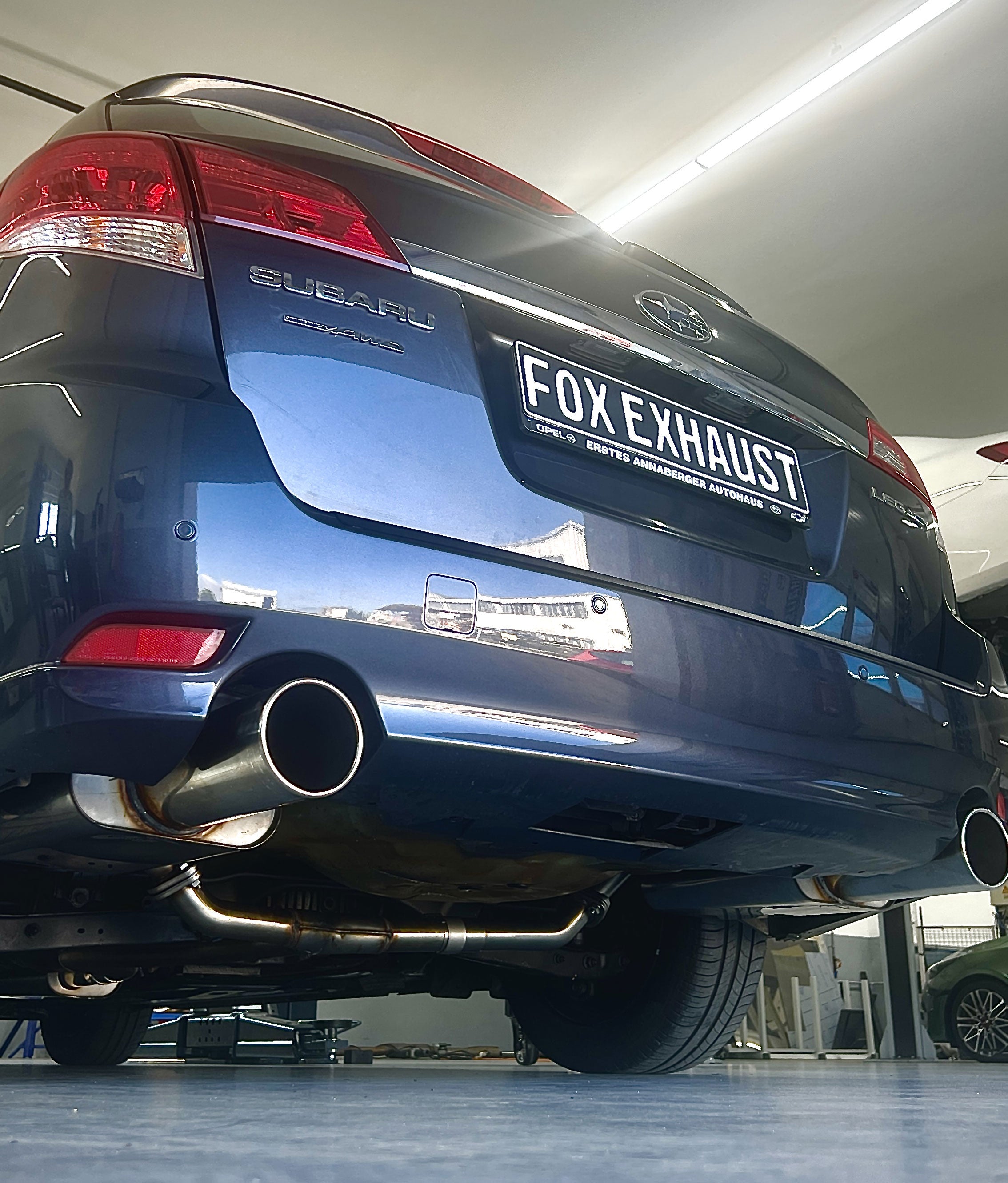Fox passend fürSubaru Legacy V Station Wagon - BR Endschalldämpfer rechts/links - 1x114 Typ 12 rechts/links