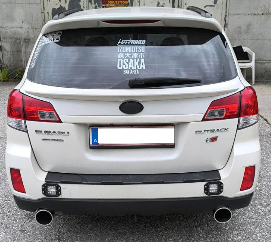 Fox passend fürSubaru Outback BR/ Legacy Station Wagon - BR Endschalldämpfer rechts/links - 1x114 Typ 12 rechts/links mit Y-Verbindungsrohr
