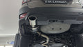 Fox passend für Subaru Outback BT Heckeinsatz ABS schwarz matt mit 1x Endrohrauschnitt links für 140x90mm oval