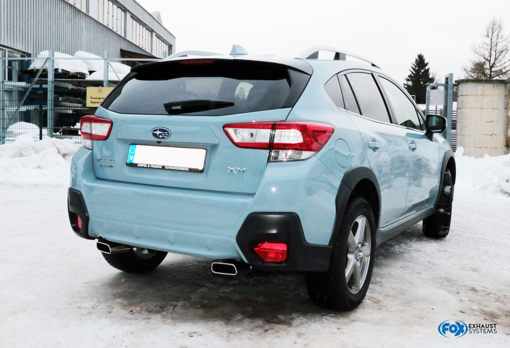 Fox passend fürSubaru XV - G5 Endschalldämpfer quer Ausgang rechts/links - 145x65 Typ 59 rechts/links
