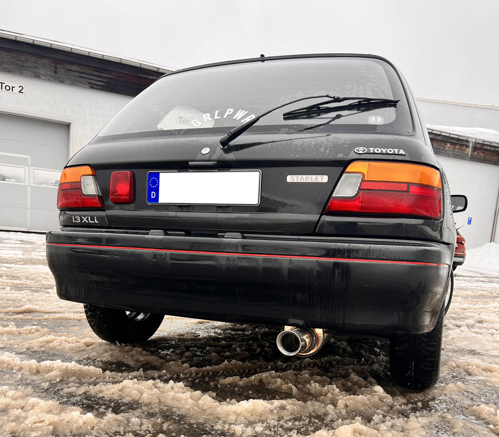 Fox passend fürToyota Starlet P8 Endschalldämpfer - 1x80 Typ 25
