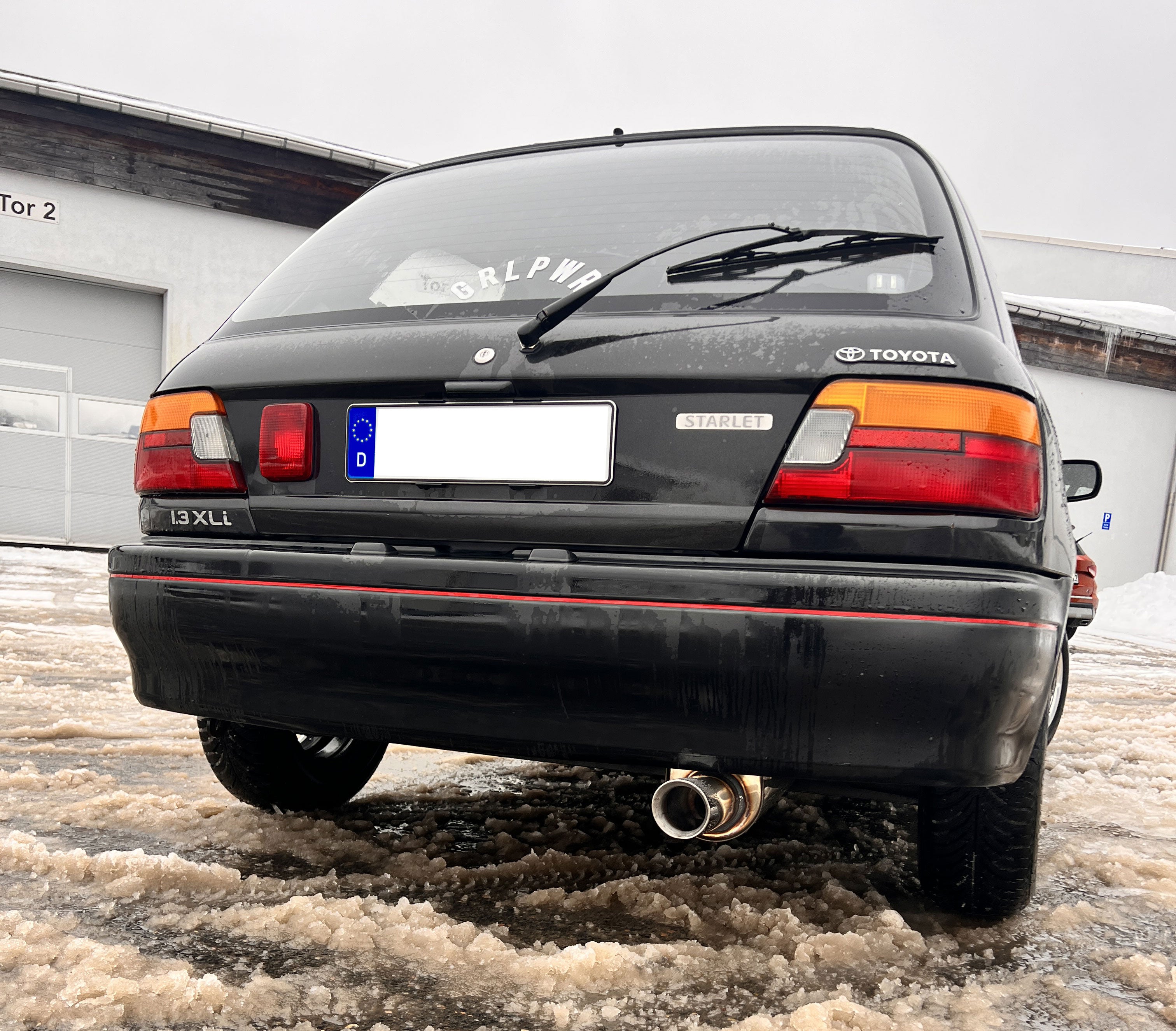 Fox passend fürToyota Starlet P8 Endschalldämpfer - 1x80 Typ 25
