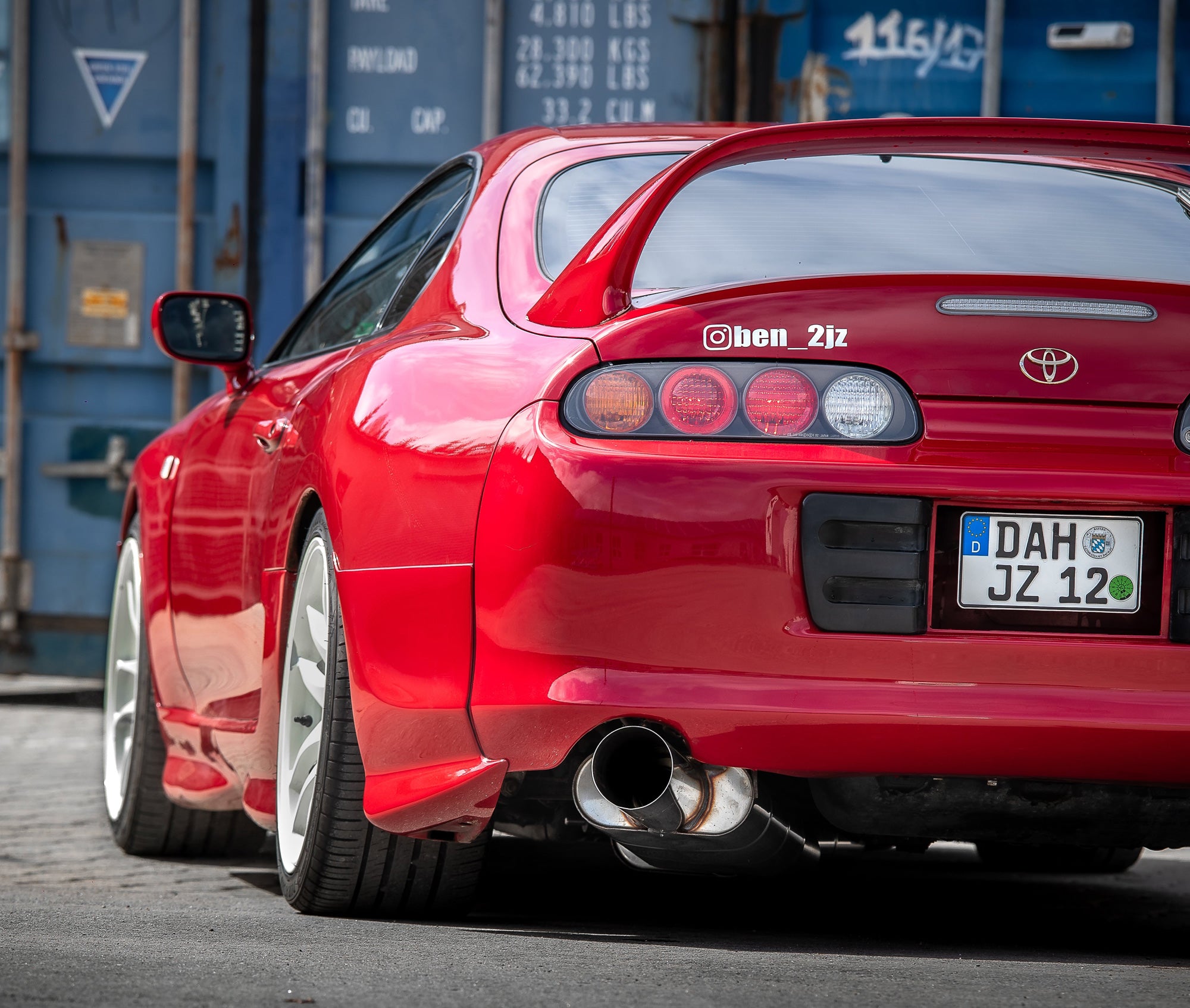 Fox passend für Toyota Supra MK4 Endschalldämpfer - 1x114mm Typ 10