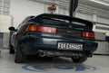 Fox passend für Toyota MR2 Typ W2 Endschalldämpfer quer Ausgang rechts/links - 1x90 Typ 25 rechts/links