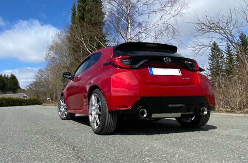 Fox passend fürToyota Yaris P21 GR Endschalldämpfer quer Ausgang rechts/links - 1x100 Type 25 rechts/links