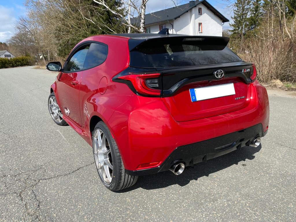 Fox passend für Toyota Yaris P21 GR Endschalldämpfer quer Ausgang rechts/links - 1x100 Type 25 rechts/links