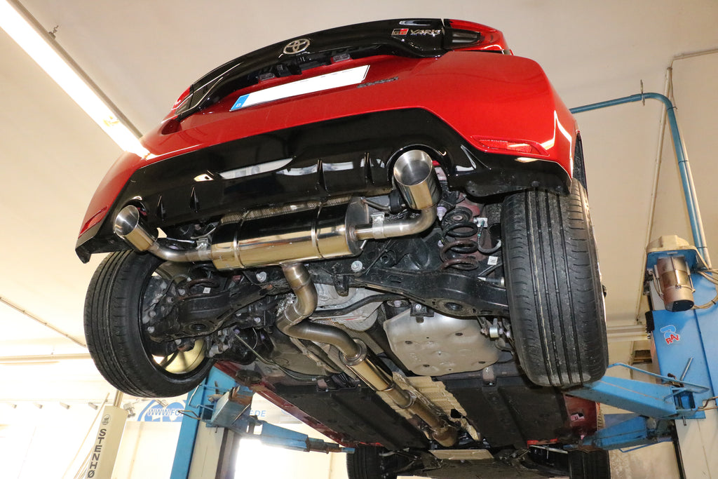 Fox passend fürToyota Yaris P21 GR Endschalldämpfer quer Ausgang rechts/links - 1x100 Type 25 rechts/links
