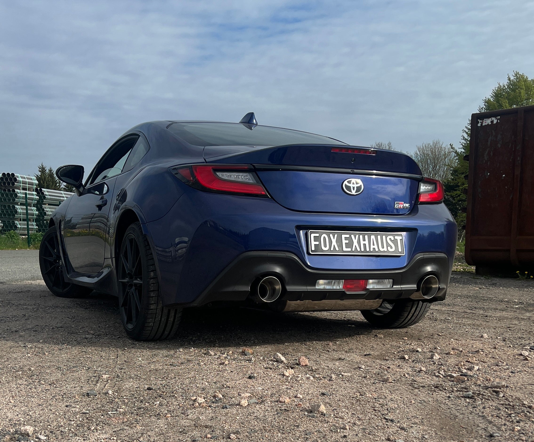 Fox passend fürToyota GR86 Endschalldämpfer - 1x114 Typ 25 rechts/links