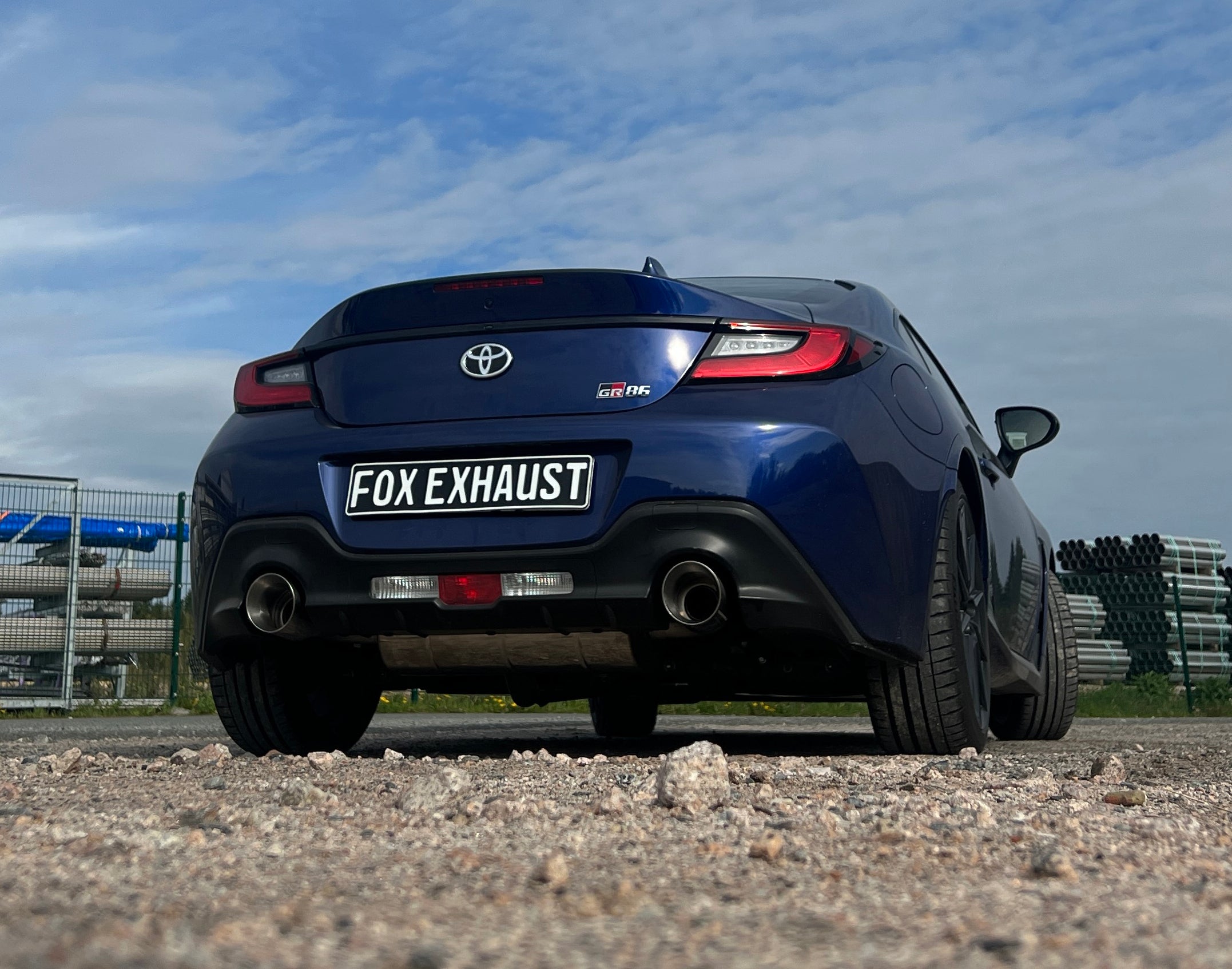 Fox passend fürToyota GR86 Endschalldämpfer - 1x114 Typ 25 rechts/links