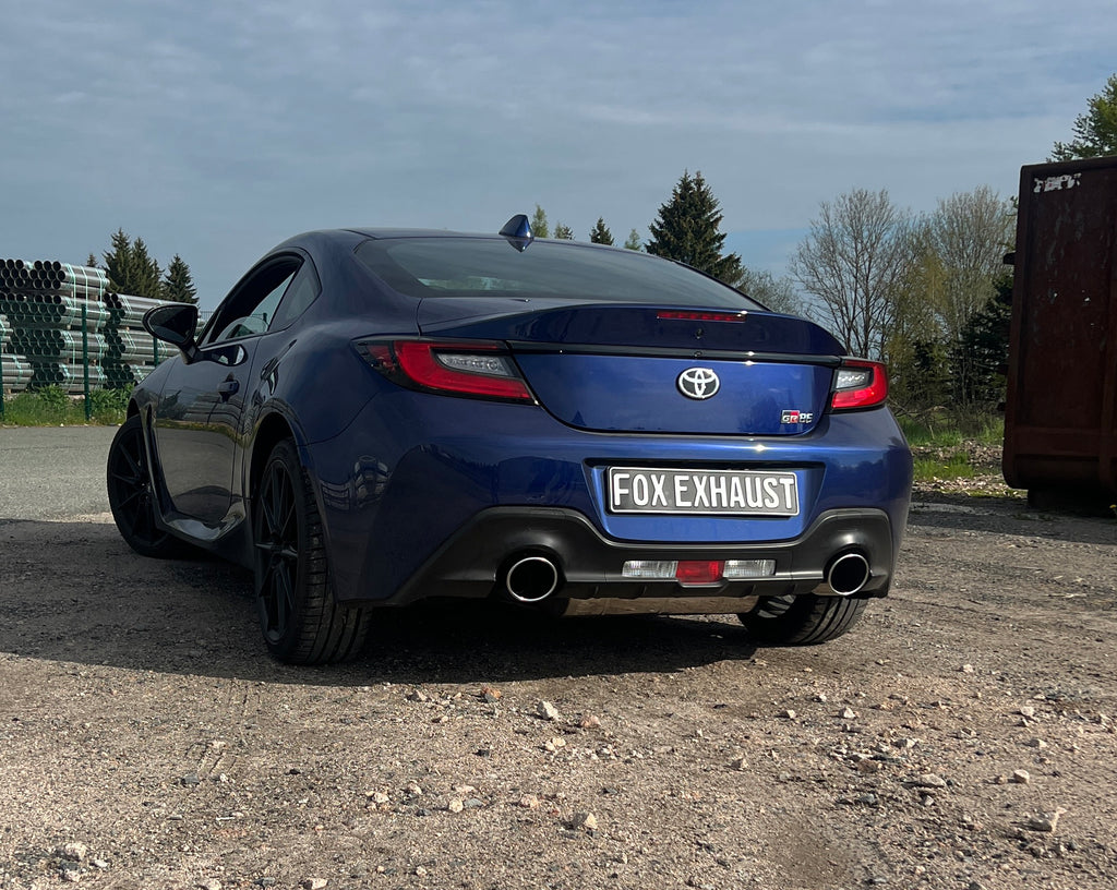 Fox passend fürToyota GR86 Endschalldämpfer - 129x106 Typ 32 rechts/links