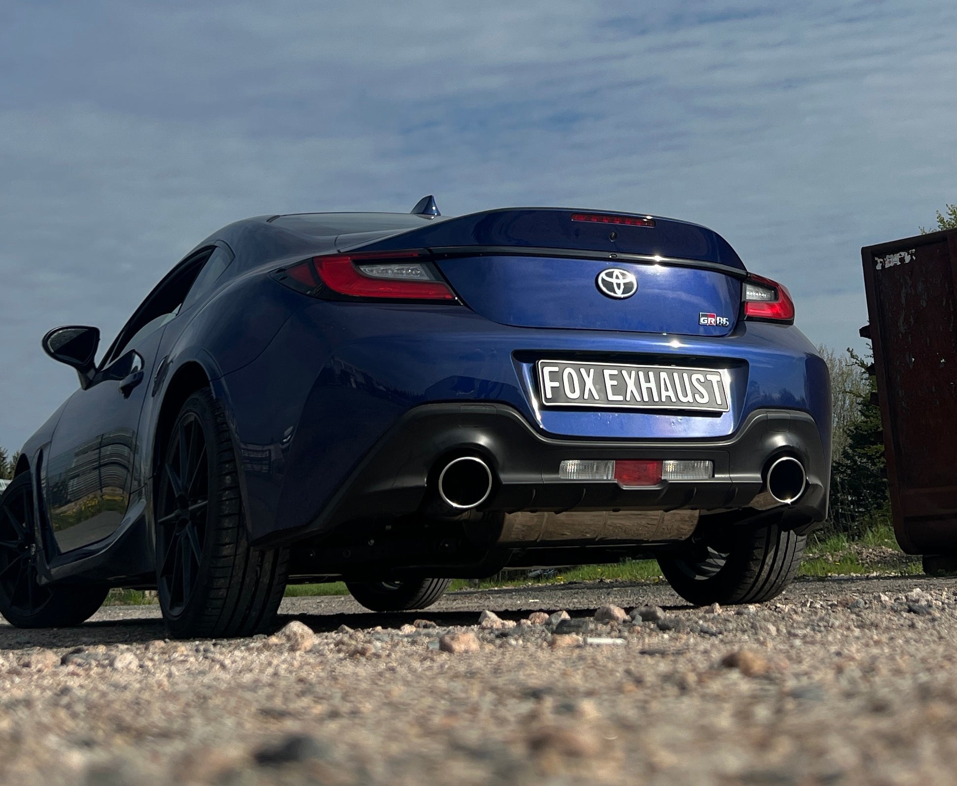 Fox passend fürToyota GR86 Endschalldämpfer - 129x106 Typ 32 rechts/links