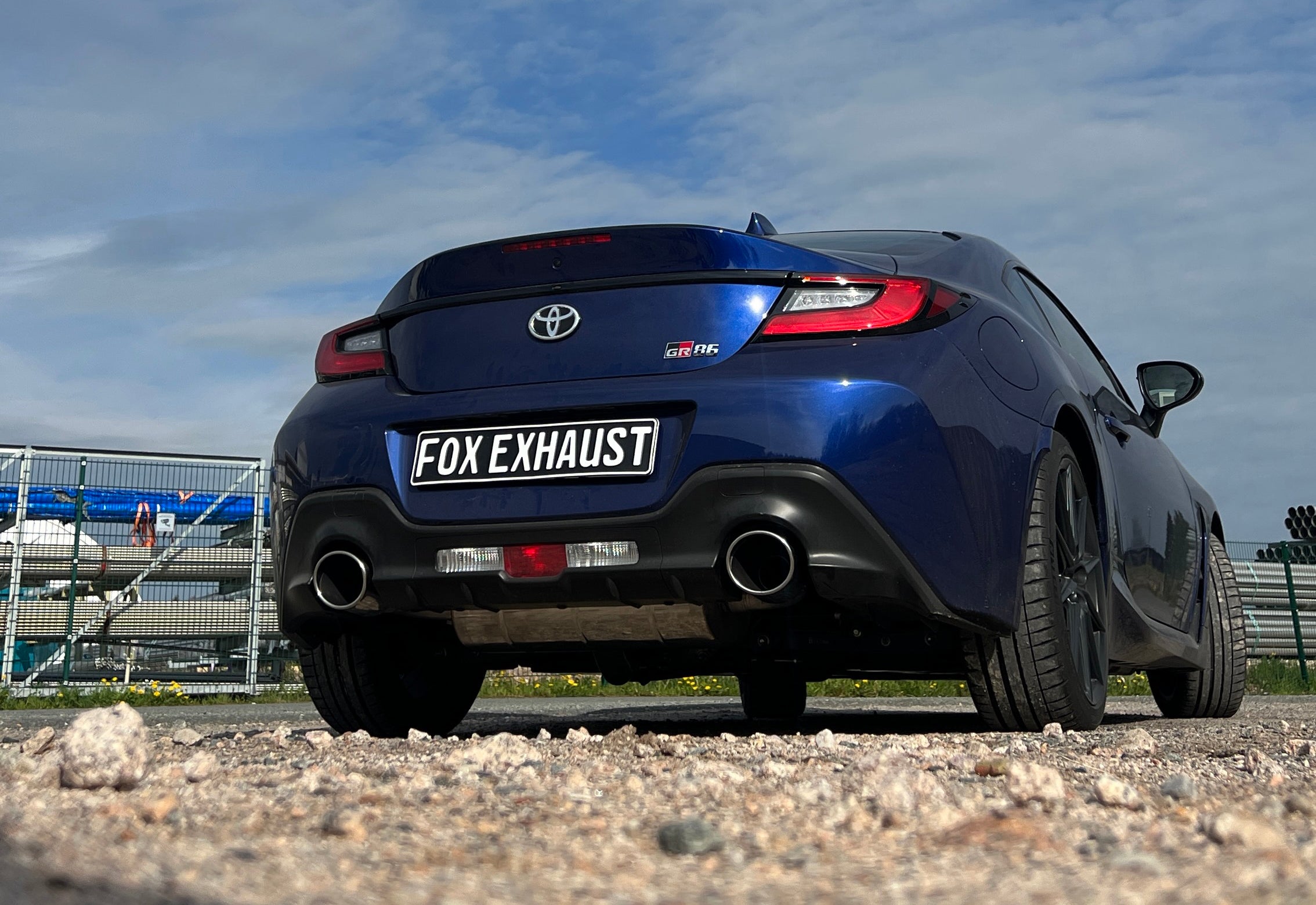 Fox passend fürToyota GR86 Endschalldämpfer - 129x106 Typ 32 rechts/links