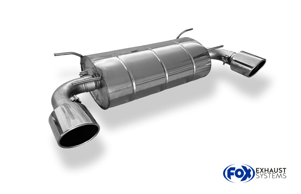 Fox passend fürToyota GR86 Endschalldämpfer - 129x106 Typ 32 rechts/links