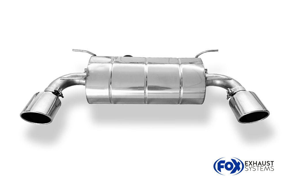 Fox passend fürToyota GR86 Endschalldämpfer - 129x106 Typ 32 rechts/links
