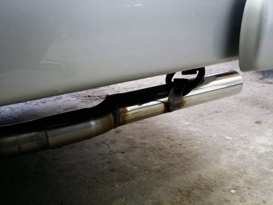 Fox passend fürTrabant 1.1 Limo & Kombi Endschalldämpfer - 1x55 Typ 10 Ausgang nach hinten