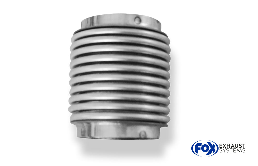 FoxFlexibles Rohr - Ø50mm innen - Länge: 100mm Innenleben besteht aus Edelstahlwellrohr