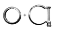 Fox Brennring with Klemmschelle 56/72 Øinnen 56mm - Øaußen 72mm