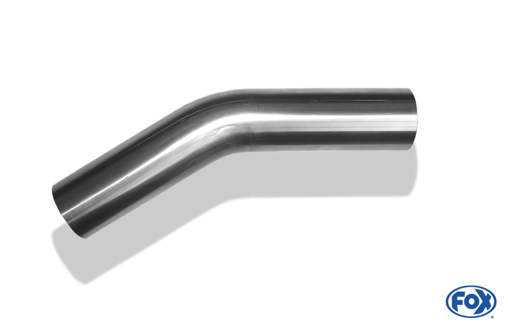FoxUni-Rohrbogen 30° ungeweitet - d1Ø 80mm Schenkellänge L1: ca. 115mm - Radius: 120mm