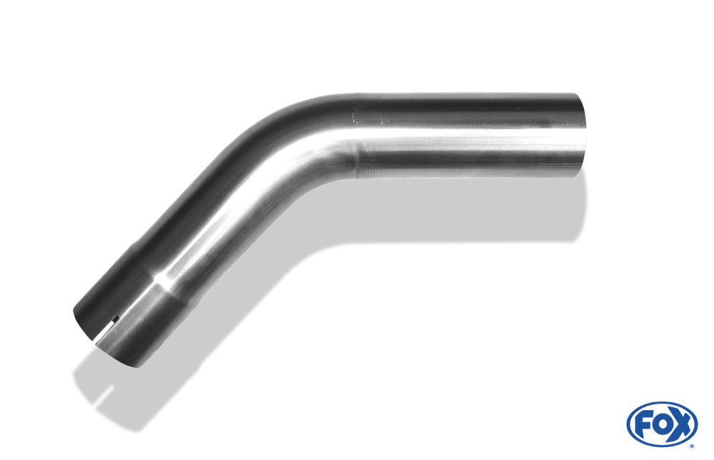 FoxUni-Rohrbogen 45° geweitet - d1Ø 80mm Schenkellänge L1: ca. 115mm - Radius: 120mm