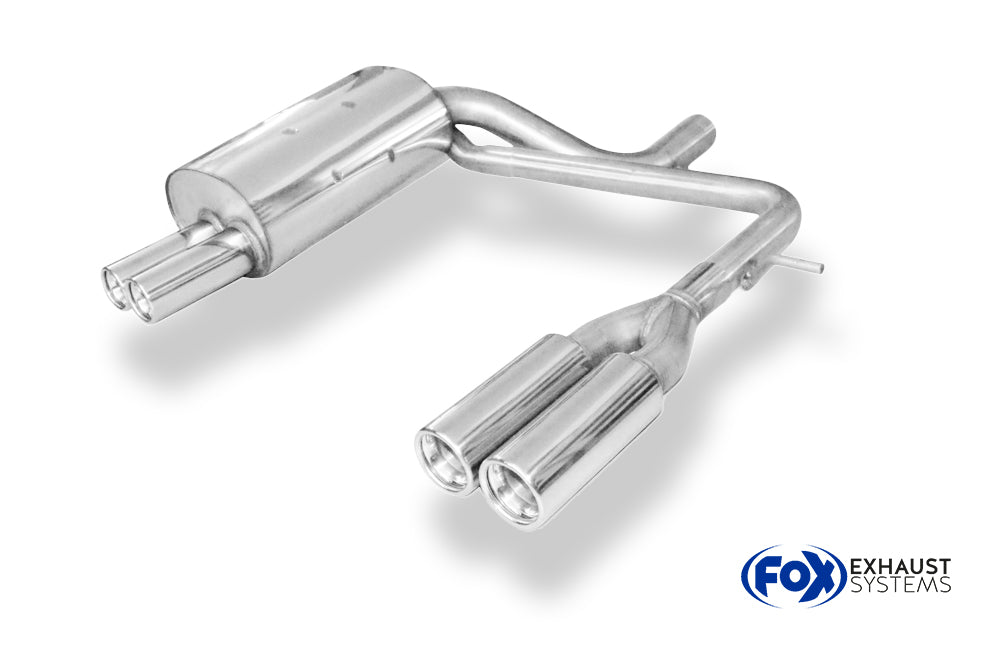 Fox passend fürVolvo XC90 I Endschalldämpfer Ausgang rechts/links zweiflutig - 2x76 Typ 13 rechts/links