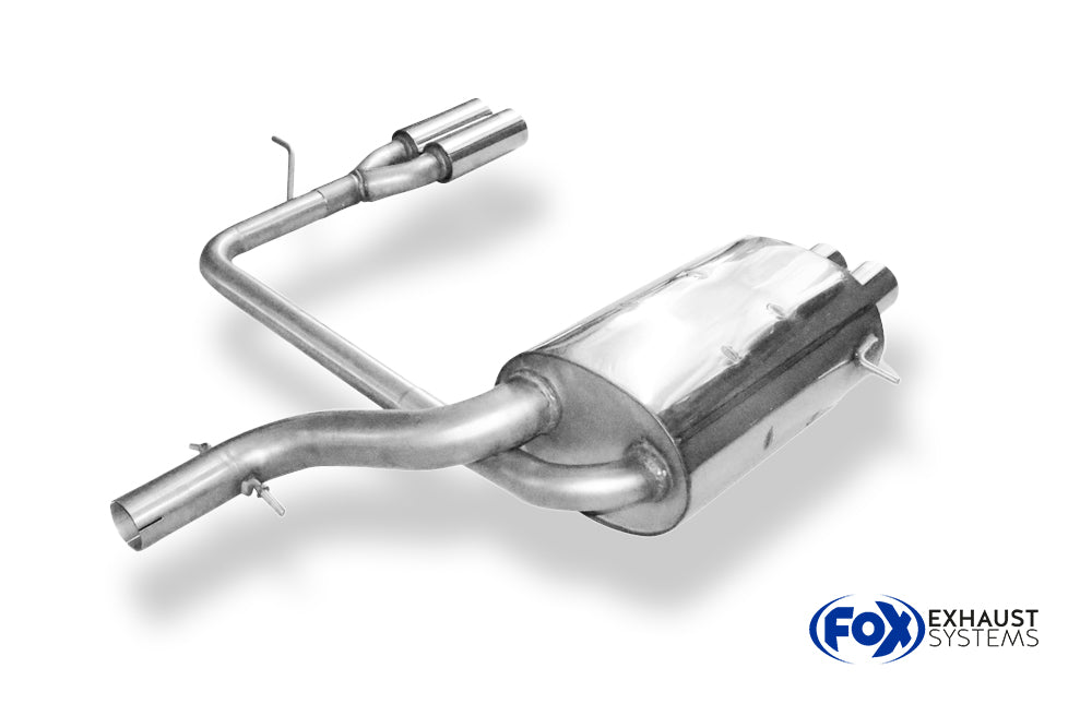 Fox passend fürVolvo XC90 I Endschalldämpfer Ausgang rechts/links zweiflutig - 2x76 Typ 13 rechts/links