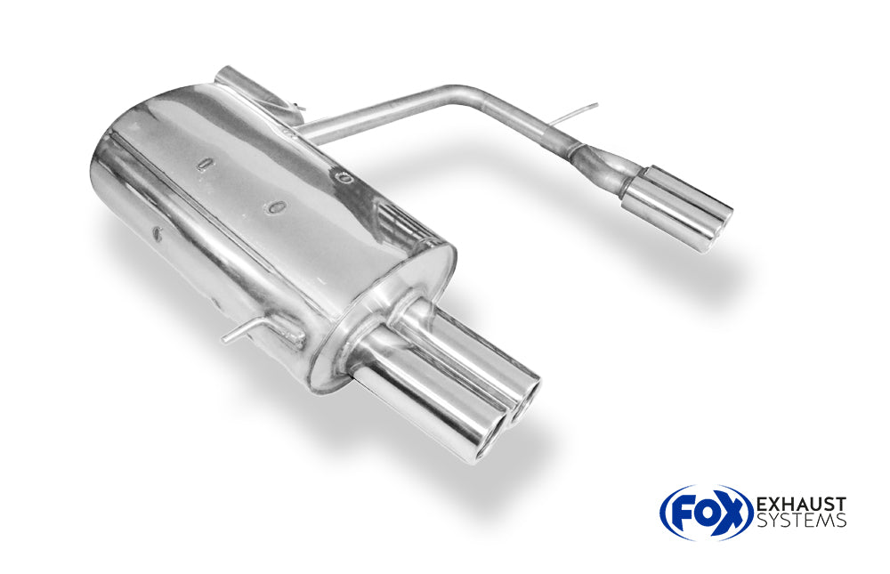 Fox passend fürVolvo XC90 I Endschalldämpfer Ausgang rechts/links zweiflutig - 2x76 Typ 13 rechts/links