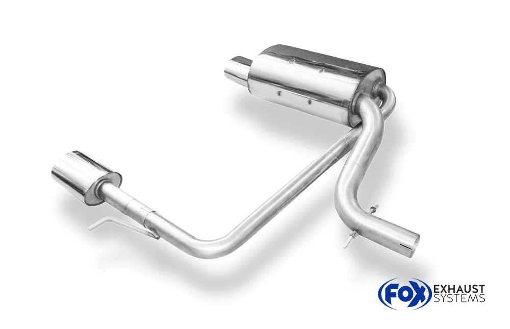 Fox passend fürVolvo XC90 Endschalldämpfer Ausgang rechts/links zweiflutig - 140x90 Typ 33 rechts/links