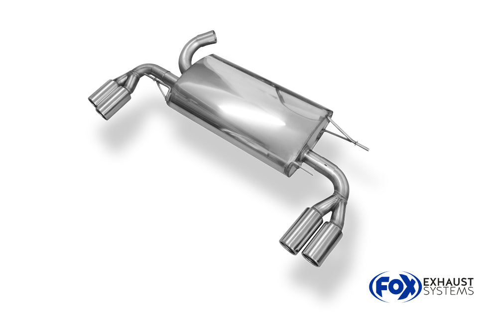 Fox passend für Volvo XC60 Endschalldämpfer quer Ausgang rechts/links - 2x76 Typ 12 rechts/links