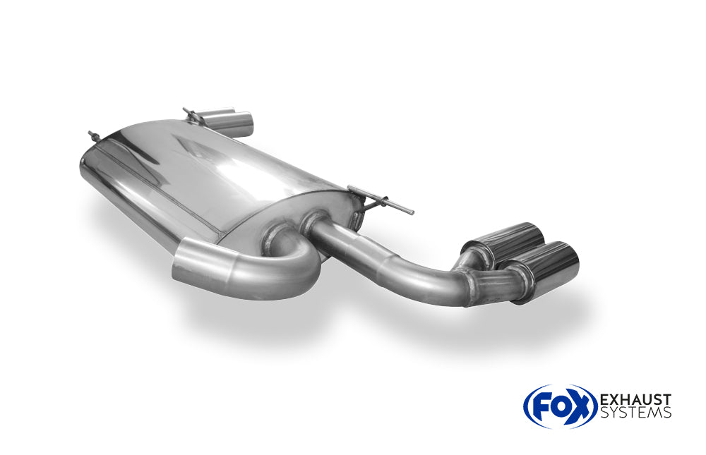 Fox passend fürVolvo XC60 Endschalldämpfer quer Ausgang rechts/links - 2x76 Typ 12 rechts/links